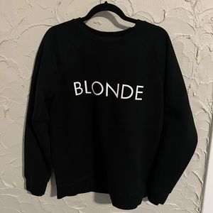 Brunette The Label Blonde Sweatshirt Black M/L